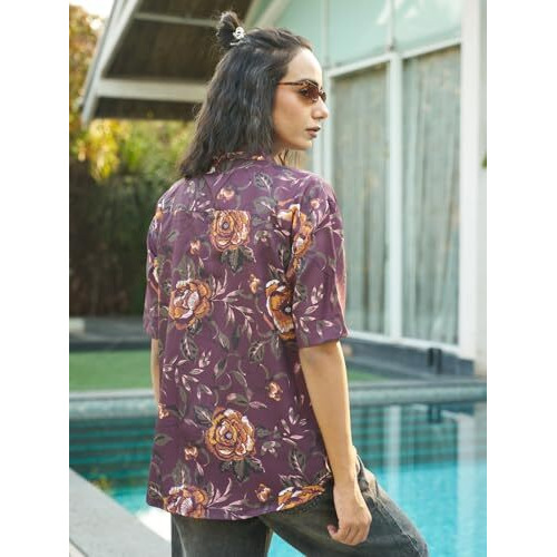 Leriya Fashion Solid Regular Fit Shirt For Women (Lf-W2211_Purple