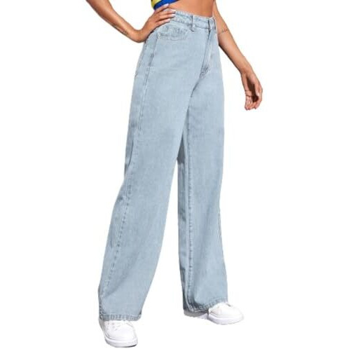 Kotty Womens High Rise Cotton Lycra Jeans (Blue,28)_Kottyladiesjeans823M