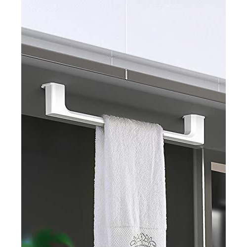 Self Adhesive Multi-Function Towel Holder- Kitchen Towel Holder - Towel Hanger for Bathroom - Tissue Holder - Toilet Roll Holder - No Drill Require (26 cm Towel Holder)
