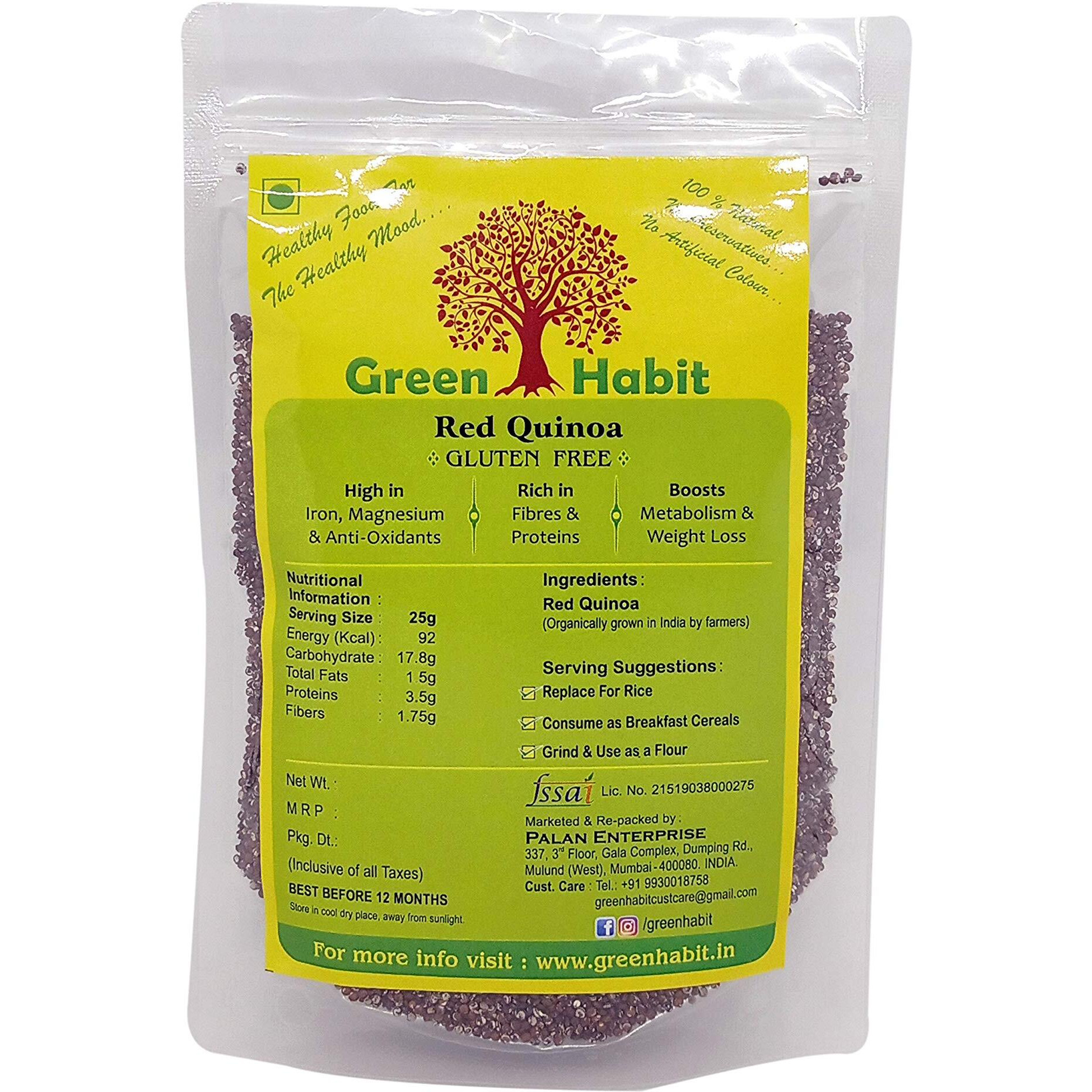 Green Habit Healthy & Nutritious Red Quinoa, Peruvian Gluten Free (1)