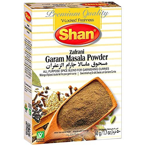 Shan Zafrani Garam Masala, 1.76 Oz 50 G, 2 Pack - Saffron, Powder