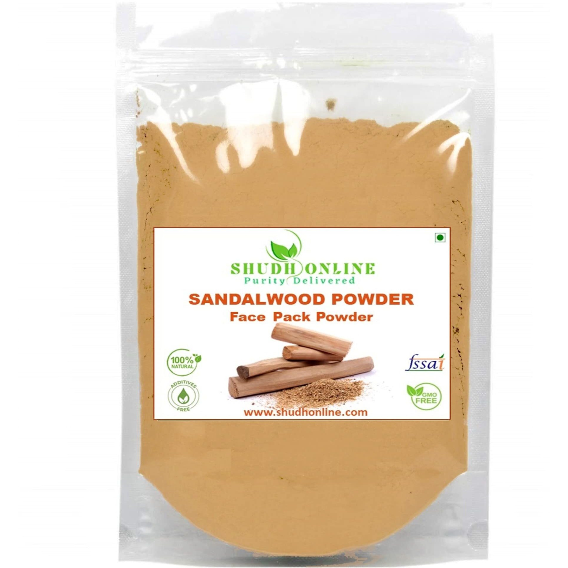 Shudh Online Pure Sandalwood Powder for Face Pack, Skin - 1 Kg / 1000 grams (Pure Chandan Powder Original, Sandal powder pure for Pooja, Sandlewood, Chandanam)