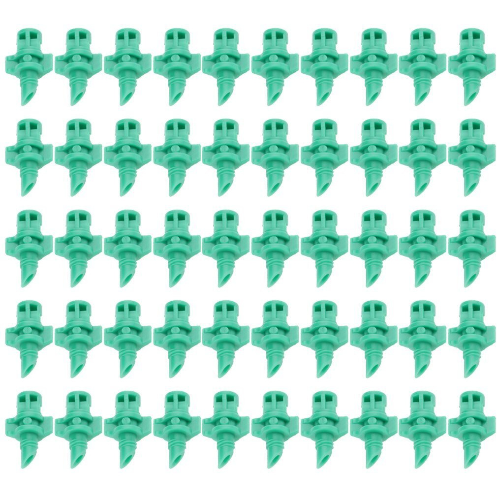 APPSTER (50pcs) Sprinkler 180 Degree Refraction Watering Sprayer Misting Nozzle Irrigation System for Plants, Garden Lawn, Greenhouse & Agriculture - 50 Pcs