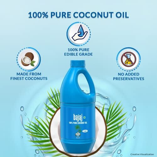 Bajaj 100% Pure Coconut Oil 1 litre