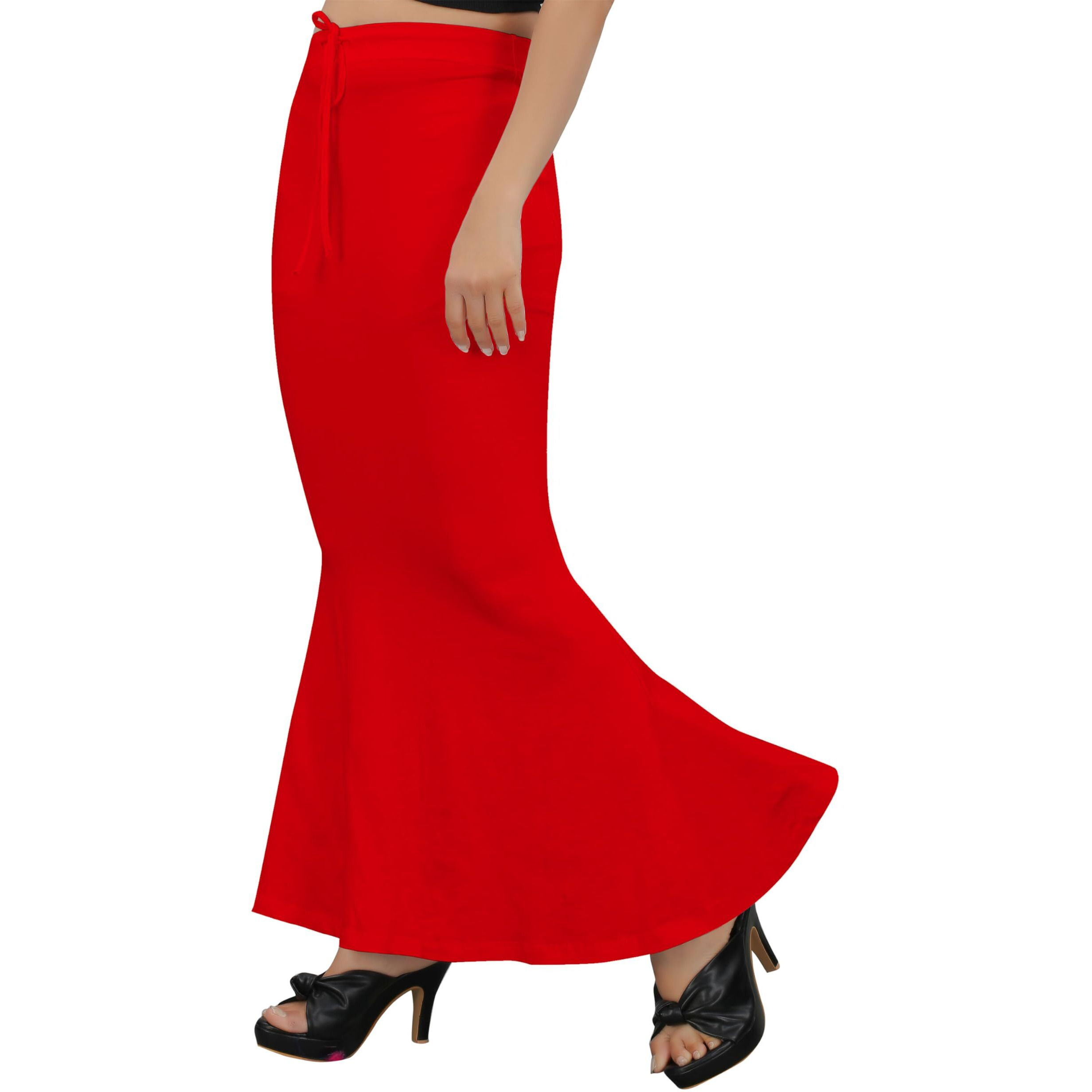 Cotton Lycra Saree Shapewear Petticoat for Women | Saree Shapewear for Women | Shapewear Petticoat for Women | Smooth Curve Petticoat | Innerwear for Women Saree | Party Saree Shaper for Women