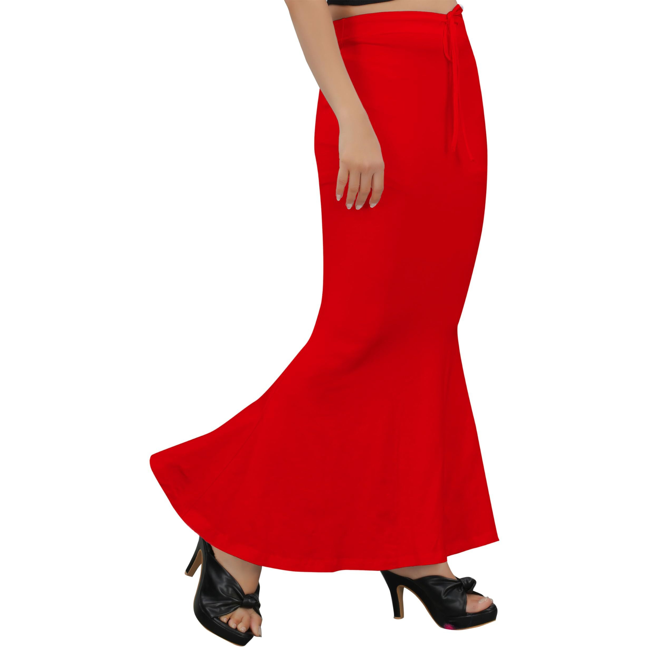 Cotton Lycra Saree Shapewear Petticoat for Women | Saree Shapewear for Women | Shapewear Petticoat for Women | Smooth Curve Petticoat | Innerwear for Women Saree | Party Saree Shaper for Women