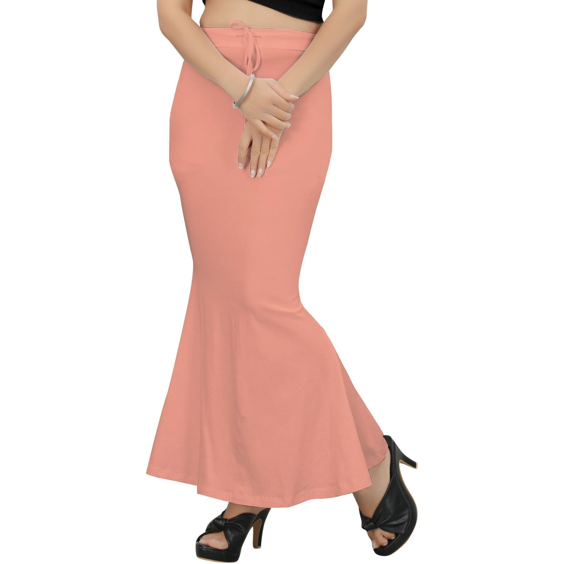 Cotton Lycra Saree Shapewear Petticoat for Women | Saree Shapewear for Women | Shapewear Petticoat for Women | Smooth Curve Petticoat | Innerwear for Women Saree | Party Saree Shaper for Women