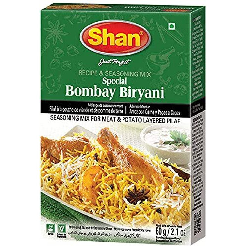 Shan Special Bombay Biryani Masala, 2.12 oz  60 g, 6 Pack