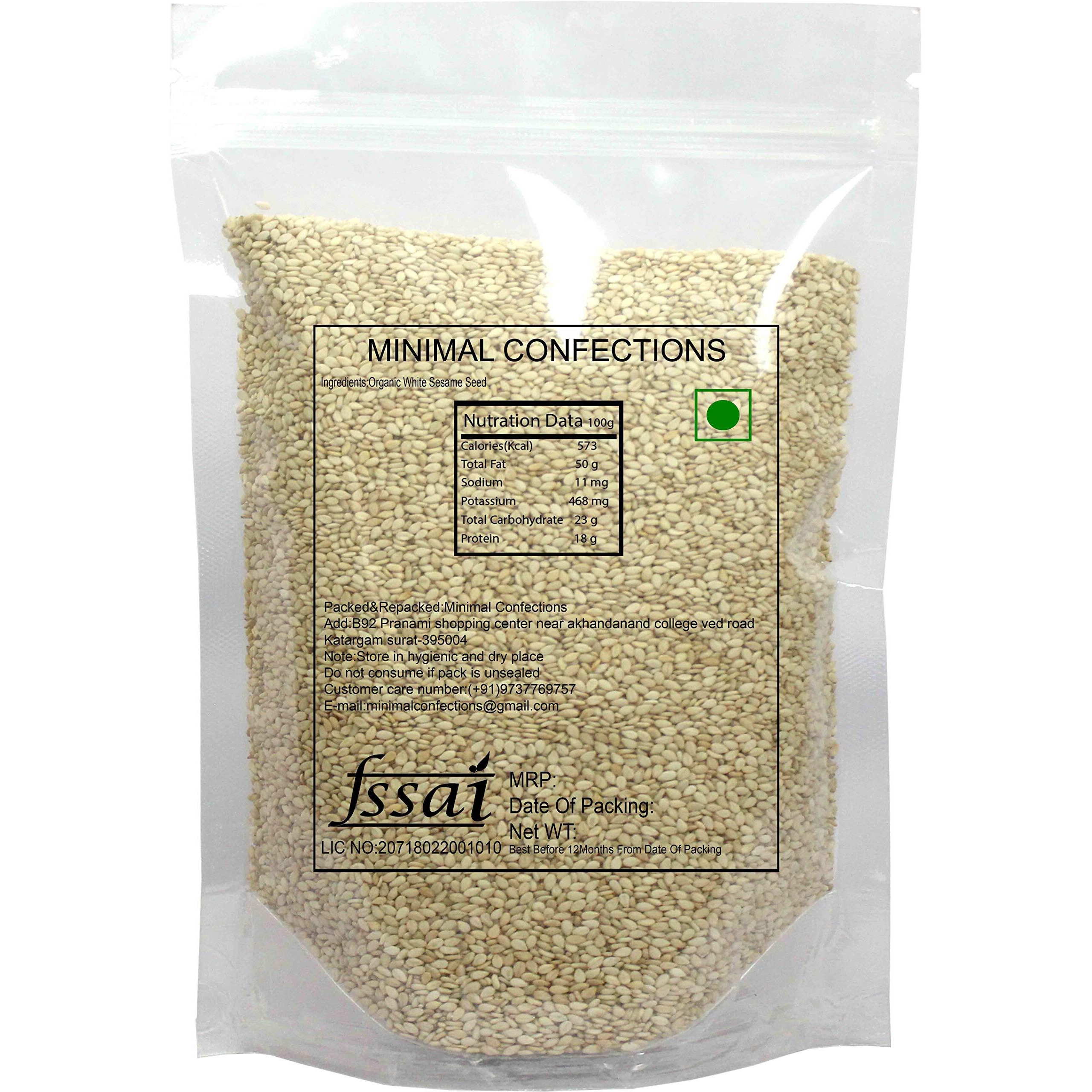 Minimal Organic White Sesame Seed/Whie Till,5Kg