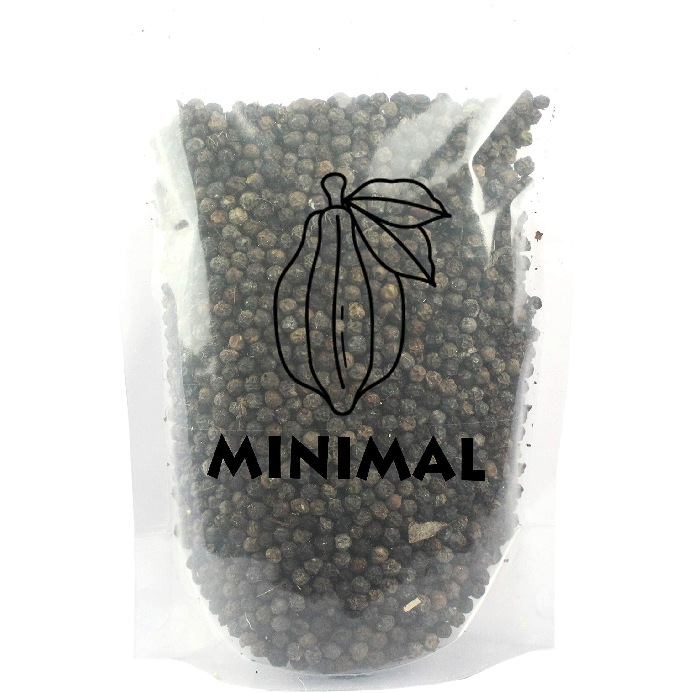 Minimal Whole Black Pepper/Kali Mirch,100g