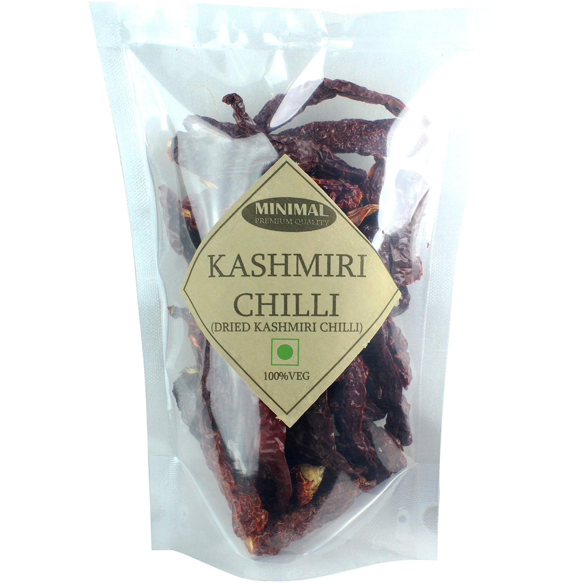 Minimal Fresh Dried Kashmiri Chilli,200Gr