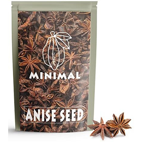 Minimal Organic Star Anise Seed Spice - 100g (Chakri Phool)-Whole Aromatic & Natural