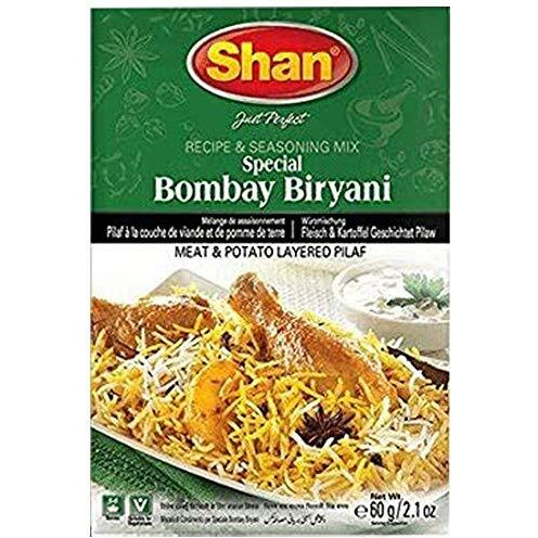 Shan Special Bombay Biryani Masala, 8 x 60 g