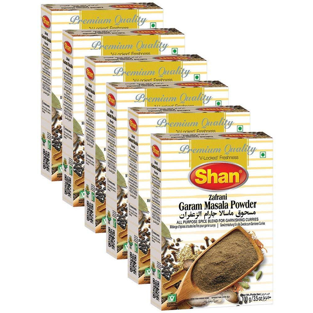 Shan Zafrani Garam Masala, 1.76 oz  50 g, 6 Pack