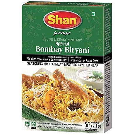 Shan Special Bombay Biryani Masala, 2.12 oz  60 g, 6 Pack