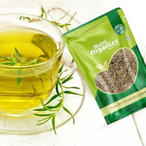 NutriOrganics Rosemary Dried Leaves - 500Gm | Rosemary Leaves For Hair Growth & Food 500G
