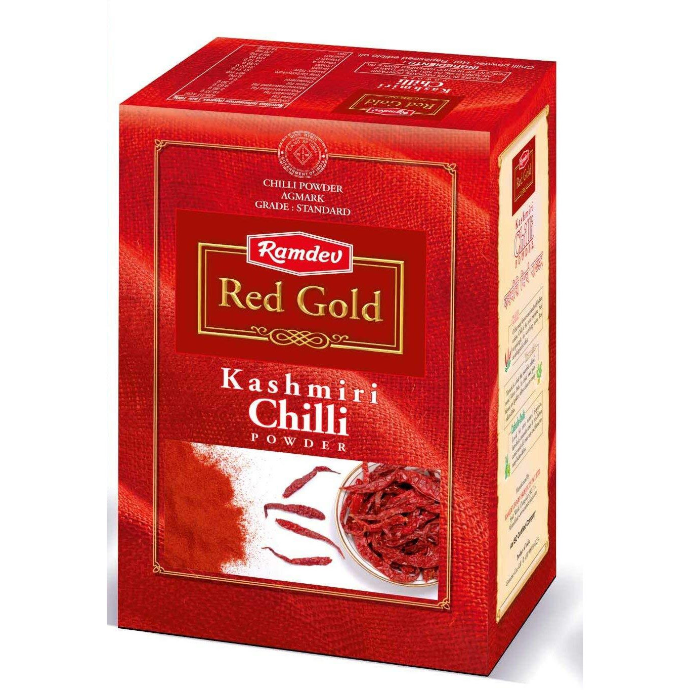 Ramdev Red Gold Chilli Powder (500 g)-Pack of 3