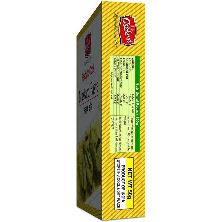 Cookme Mustard Paste 350g (7 Pkt of 50g each)
