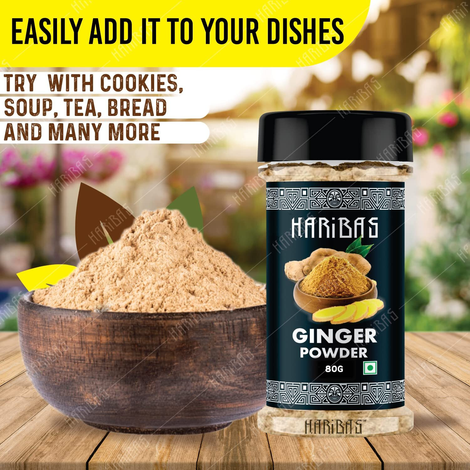 Dry Ginger Powder Organic 50g Ginger Powder - Sonth Dry Ginger Powder - Adrak Powder in Pantry- 50G (Adrak Powder/Ginger Powder) Flavourfull for Cooking, Natural Immunity Booster