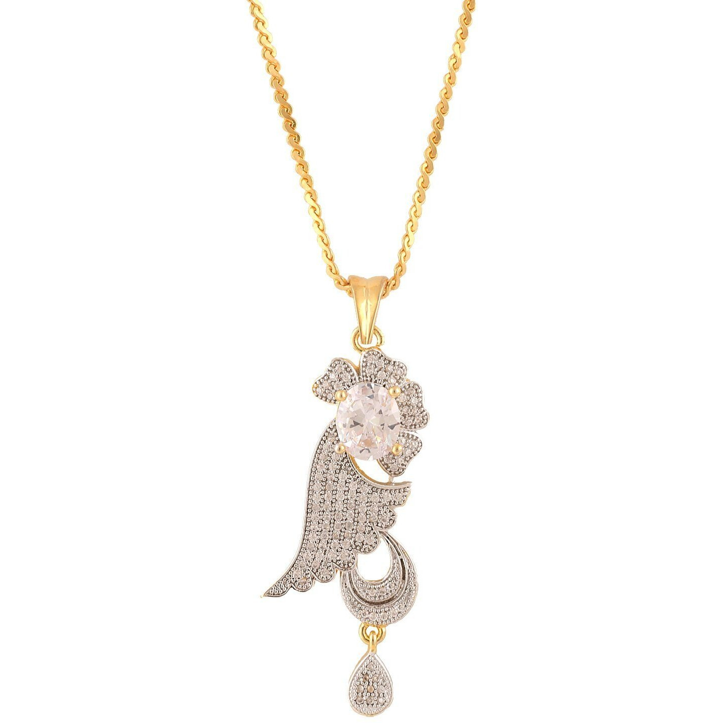 Swasti Jewels Fashion Jewellery Set Pendant Earrings for Women