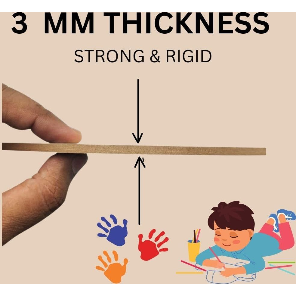 Anshatoz Round Wooden Canvas 10 inch MDF Art Board Sheet 3mm Used for Art, Craft, Painting, Mandala,Resin,Lippan Art, Decoration,Cake Base,Children Creativity DIY Set (Pack of2)