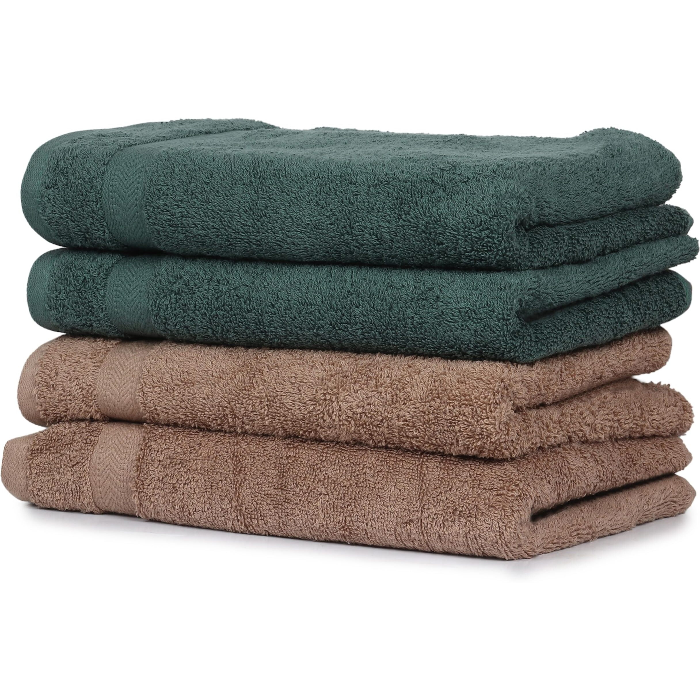 Palatial Lifestyles 500 GSM Hand Towel Set of 4. Combed 100% Cotton Hand Towel, Ultra-Soft & Highly Absorbent Hand Towel for Wash Basin,Size 16 x 24 inch, (Baby Pink & Navy Blue)