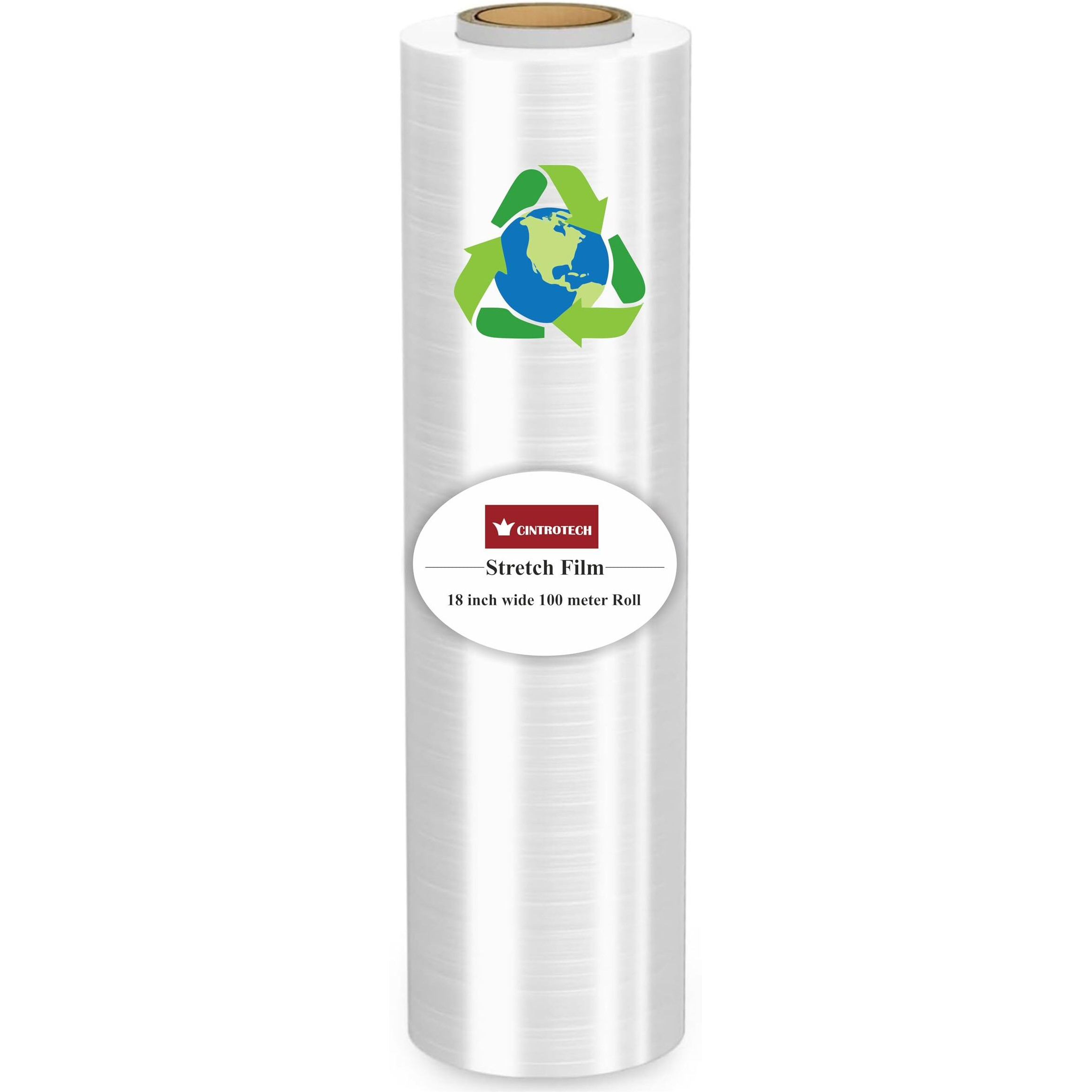Cintrotech Biodegradable Packing Material,18 Inch (450 mm), 100 Meters Length, Pack of 2, White