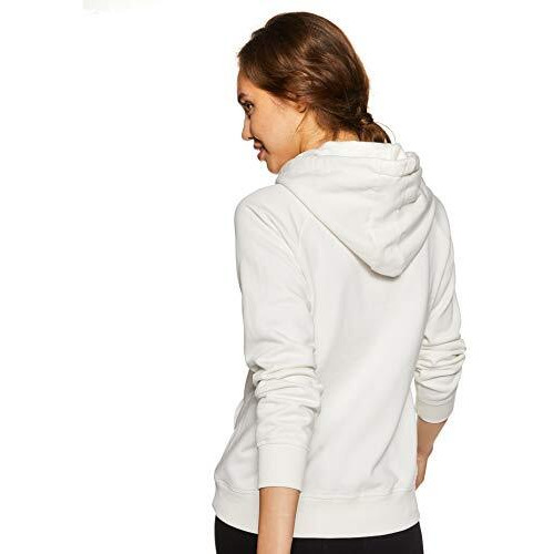 Amazon Brand - Symbol Womens Cotton Blend Hooded Neck Sweatshirt (AW18WNSSW02_Ivory_Large_Ivory_L)