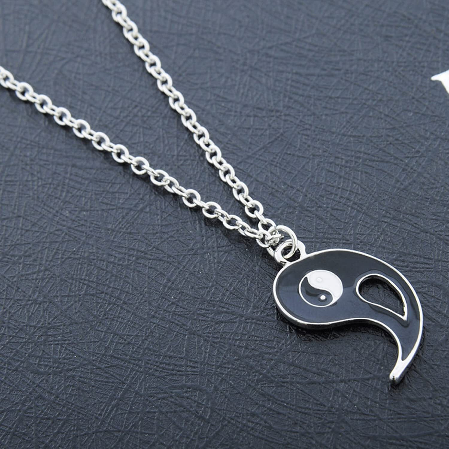 Young & Forever Gift Valentine Gift For Girlfriend Boyfriend Rakhi Gift Yin Yang Pendant Couple Necklace Best Friend Necklace For Women Jewelry Gift For Him & Her Bff Necklace Gifts Combo