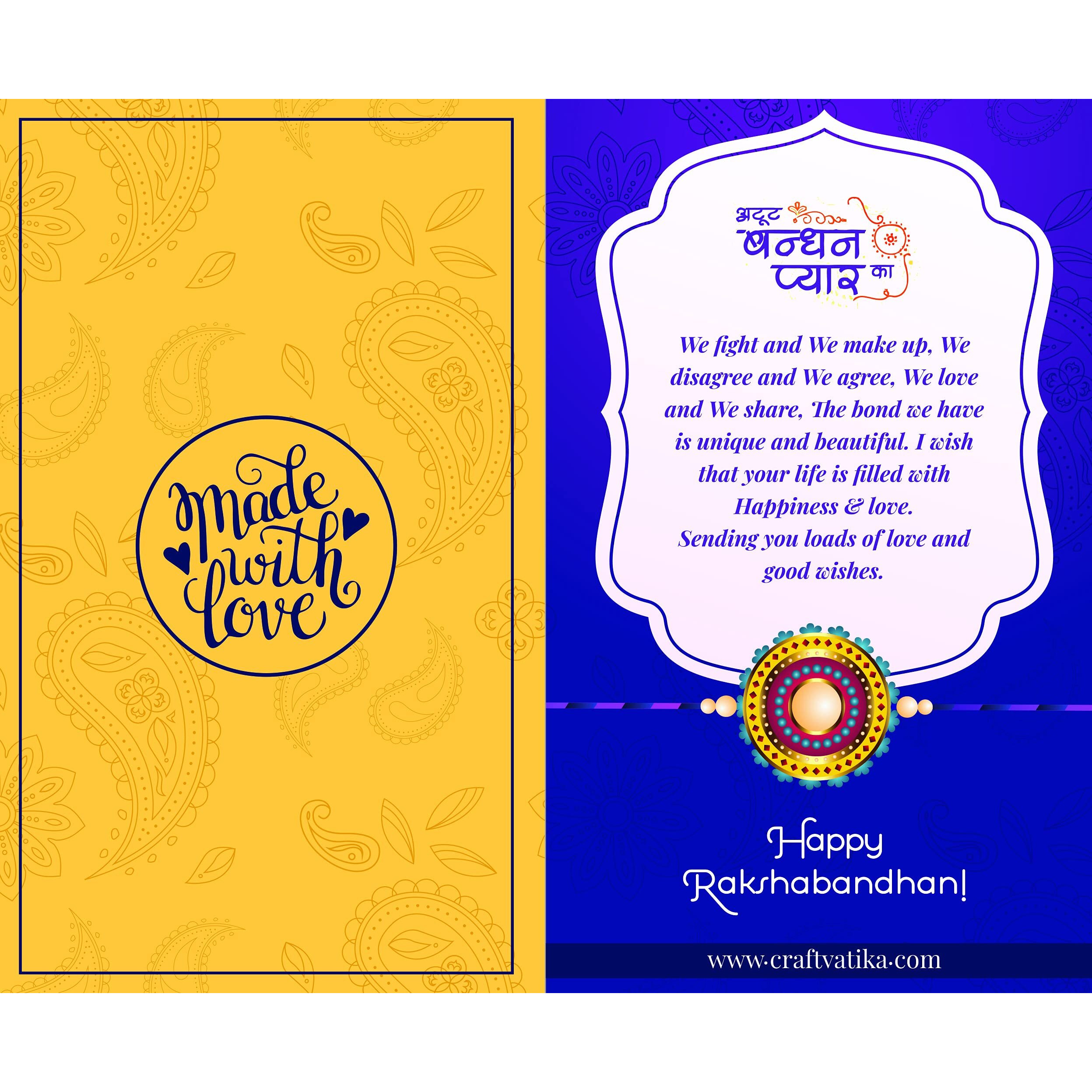 CraftVatika Silver Rakhi for Brother Bhaiya Bhabhi - Pack of 2 Rakhis,Om Rakhi Ganesha Rakhi - Bhai/Bhaiya/Gift