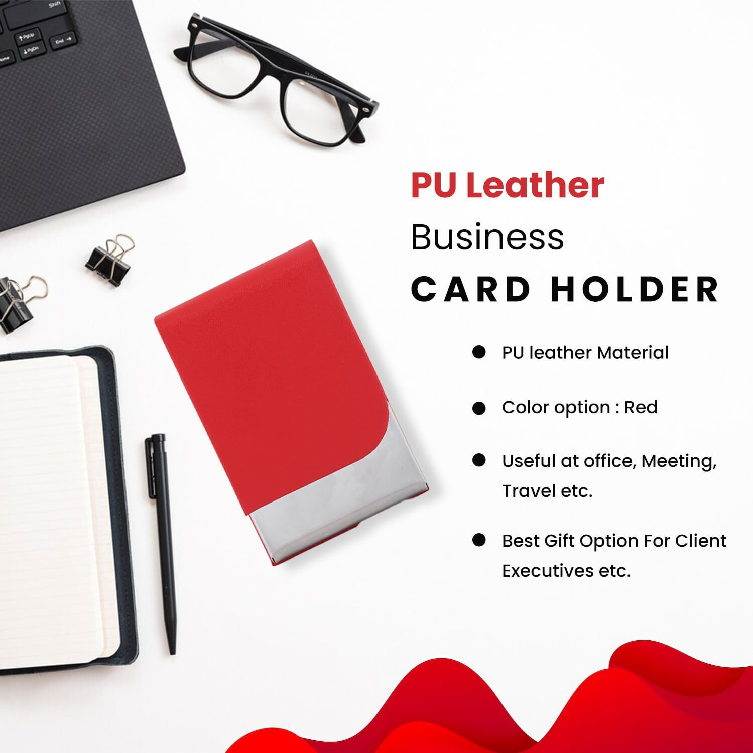 Celebr8 Pocket Sized Credit Card Holder for Women | ATM/Debit Card Holder Wallet for Women | Rakhi Gift for Sister | Business Card Holder Case Wallet with Magnetic Shut | Rakshabandhan Gift for Sister