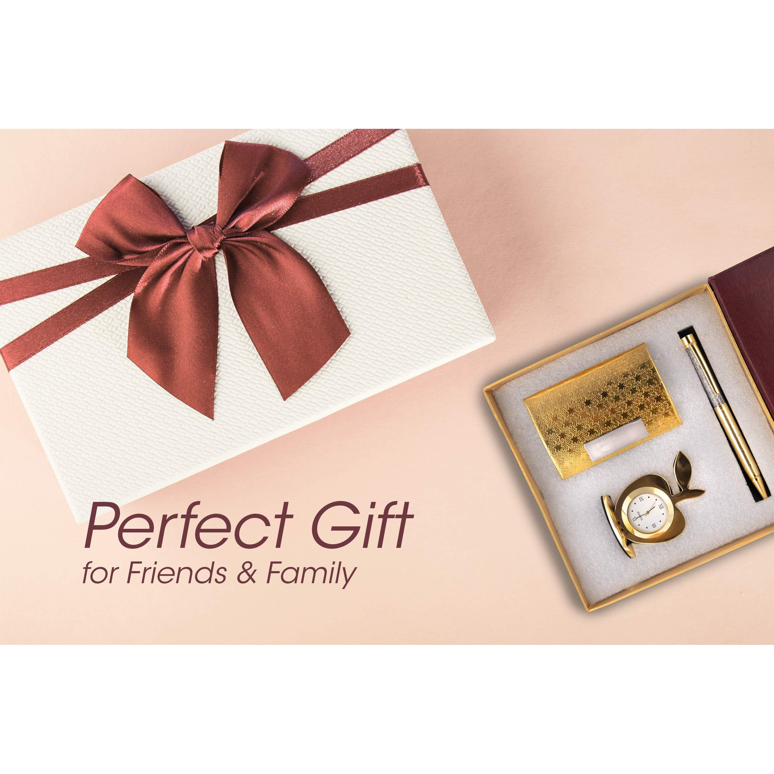 Celebr8 Gift Hamper for Men with Clock, Pen & Card Holder I Gift for Anniversary Birthday I Best Gift for Men I Wallet Gift Set I Rakhi Gift for Brother I Gift for Friend, Husband, Father, Boyfriend