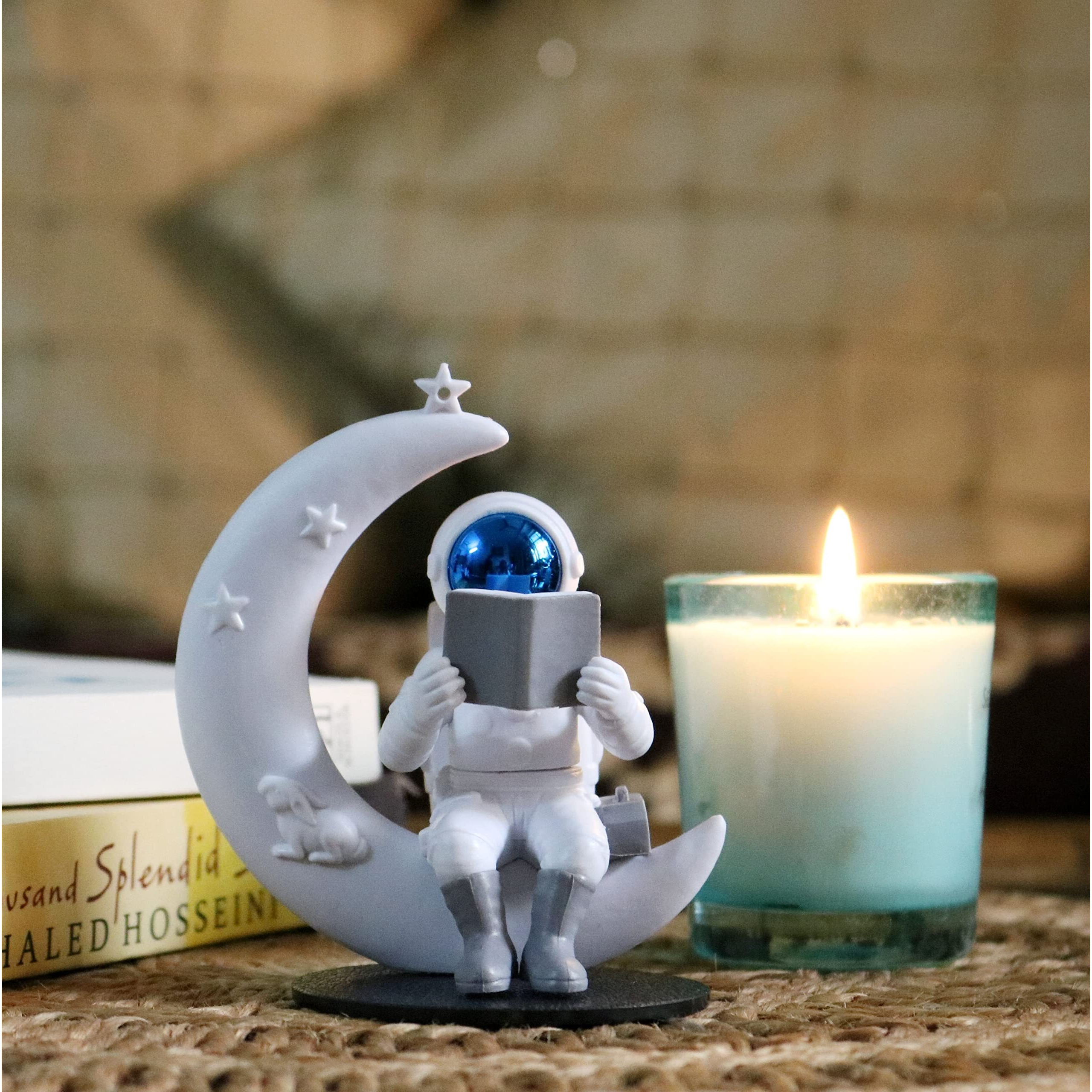 Street27 Cute Outer Space Astronaut Figurine Action Figure Toys Statue for Showpiece Home Living Room Decor Office Desktop Decoration Car Dashboard, Kids Birthday Party Gift