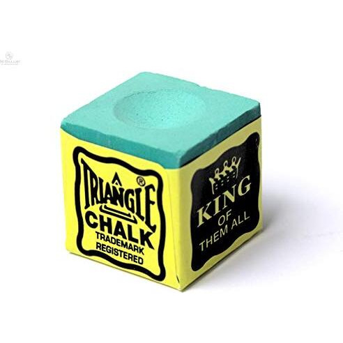 Laxmi Ganesh Billiard Triangle Chalk for Snooker and Pool CUE 144 Piece (Green)