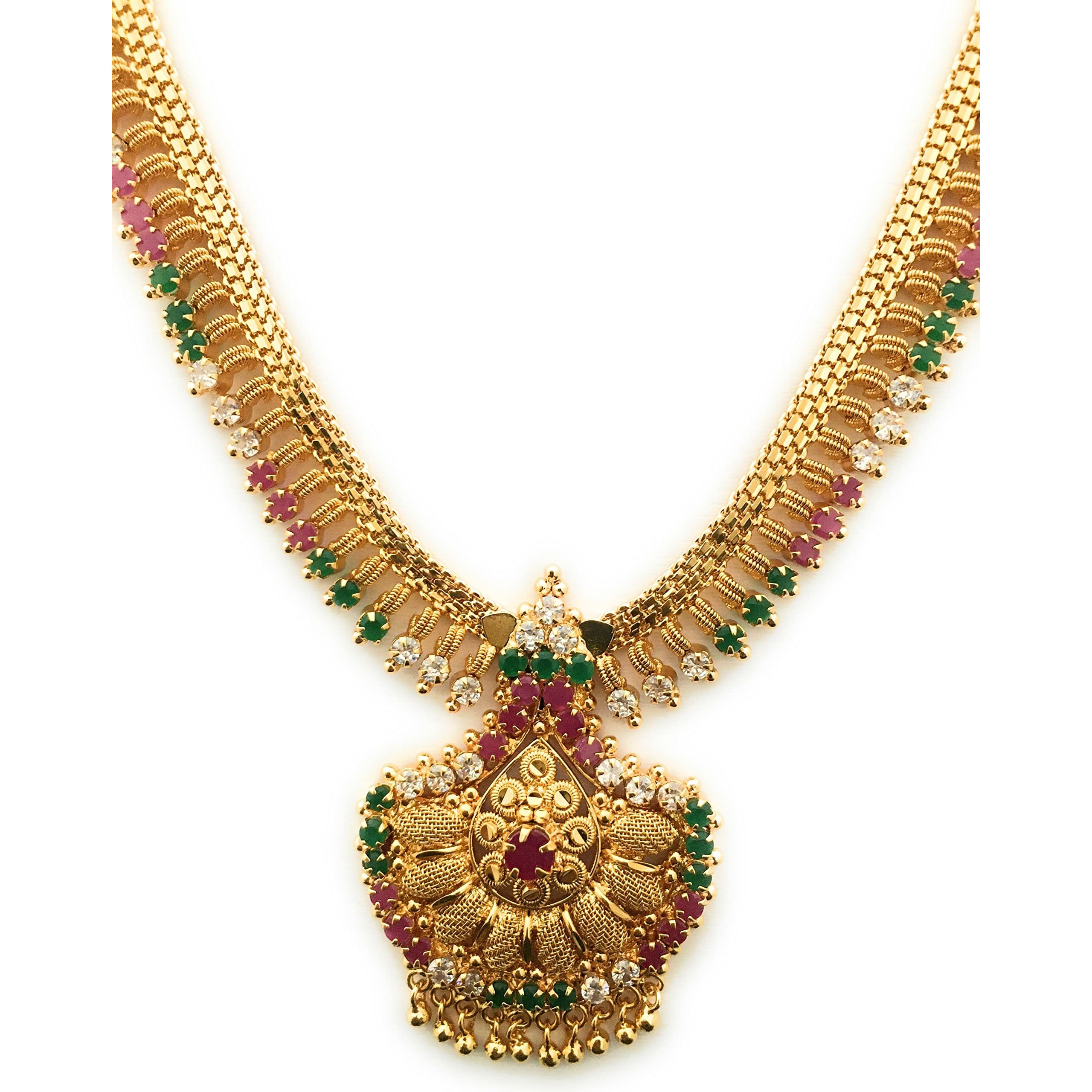 Sasitrends One Gram Micro Gold Plated Latest Neklace For Women and Girls
