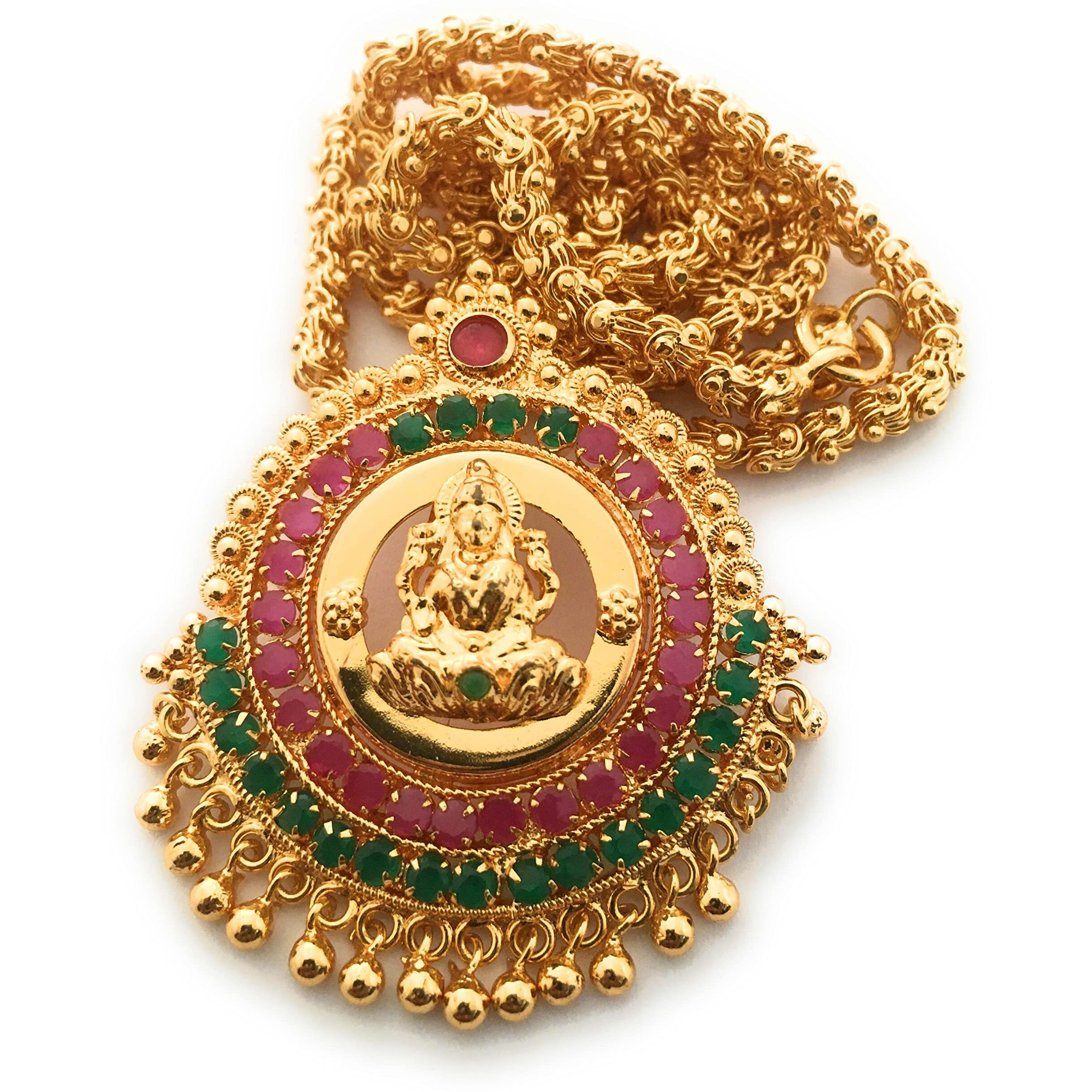 Sasitrends One Gram Micro Gold Plated Dollar Chain For Women And Girls