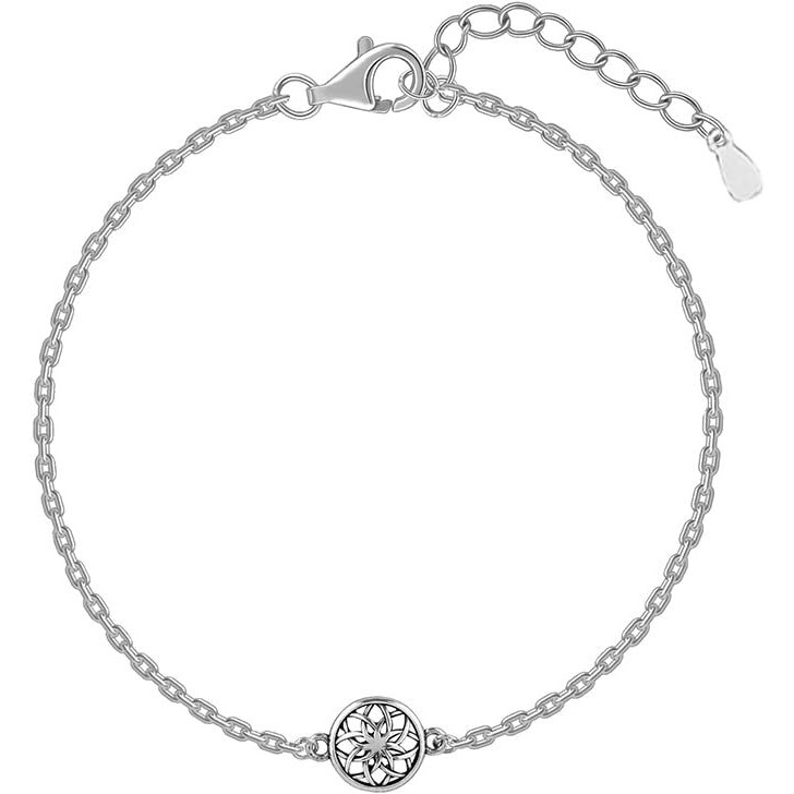 GIVA 925 Silver Sphere Floral Rakhi Bracelet with Roli Chawal | Quirky Rakshabandhan Rakhi for Brother | Silver Rakhi for Boys & Men With Certificate of Authenticity and 925 Stamp