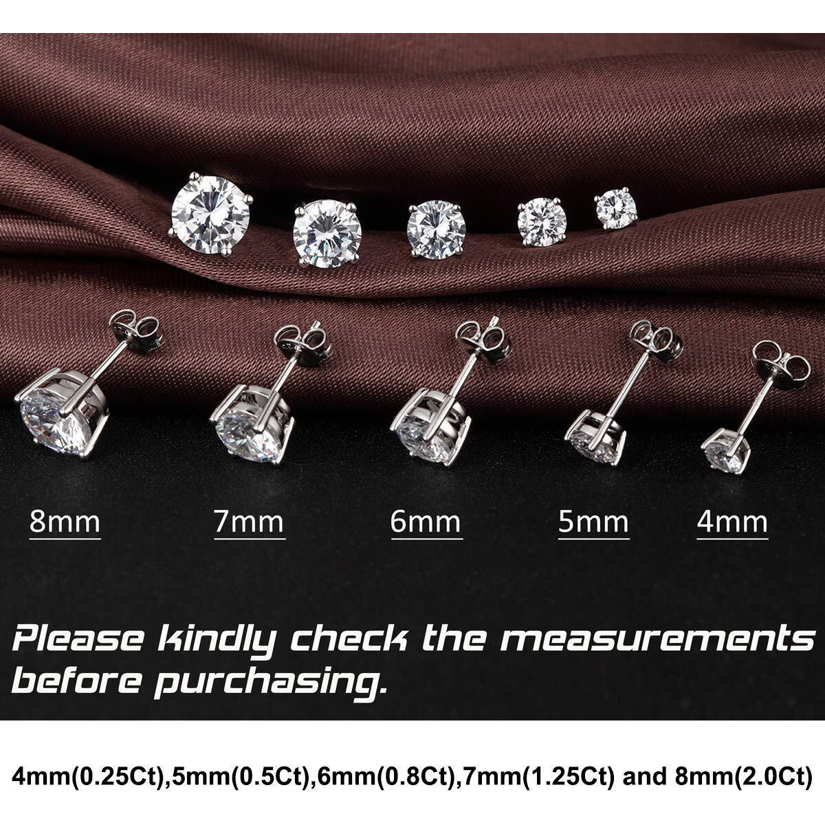 Ananth Jewels 925 Silver Rose Gold Sterling-silver Stud Earrings for Women (10 mm)