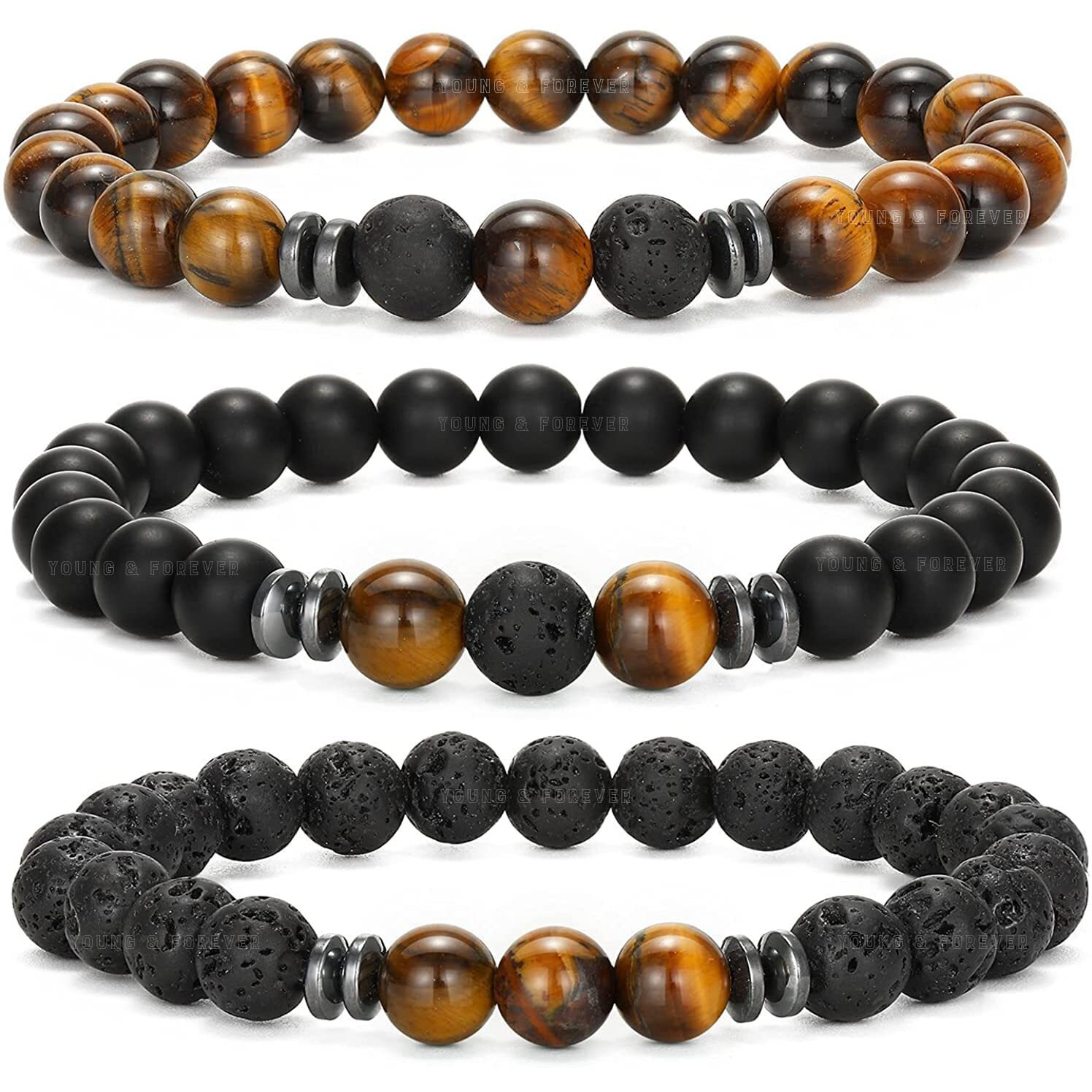 Young & Forever Gift Tiger Eye Bracelet for Women