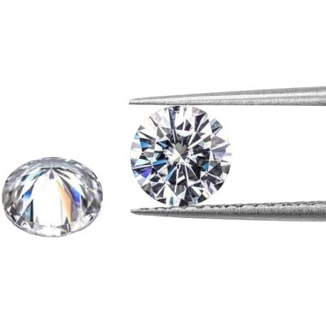 GRA Certified Moissanite Round Shape Diamond D Color Gemstone VVS1 Clarity 0.8 Carat