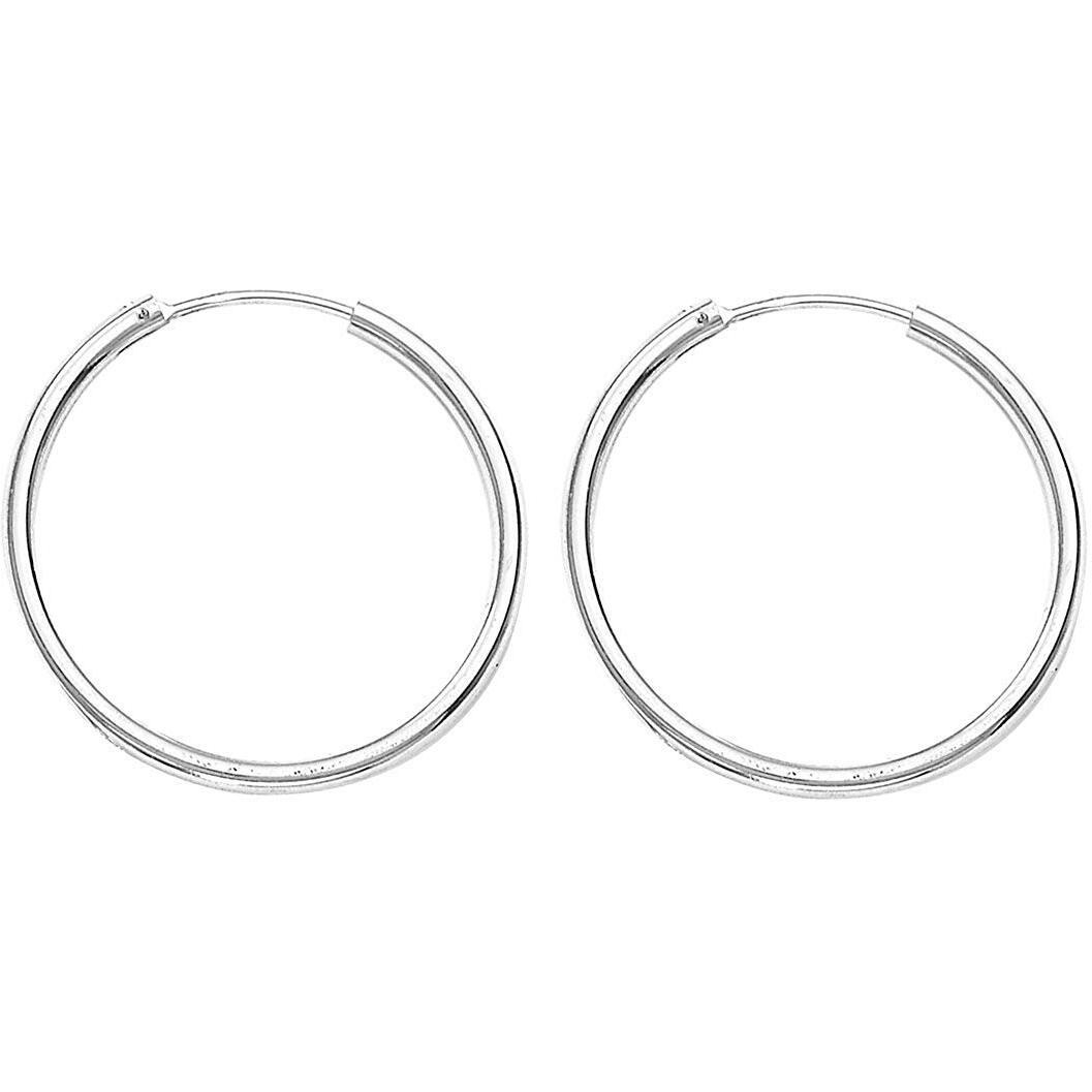Ananth Jewels 925 Sterling-silver Hoop Earrings for Women, White