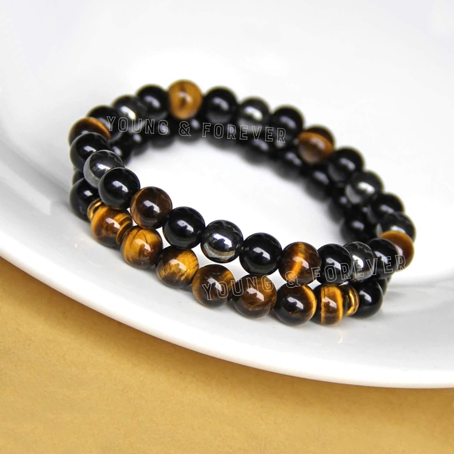 Young & Forever Gift Bracelet for Men (Brown)