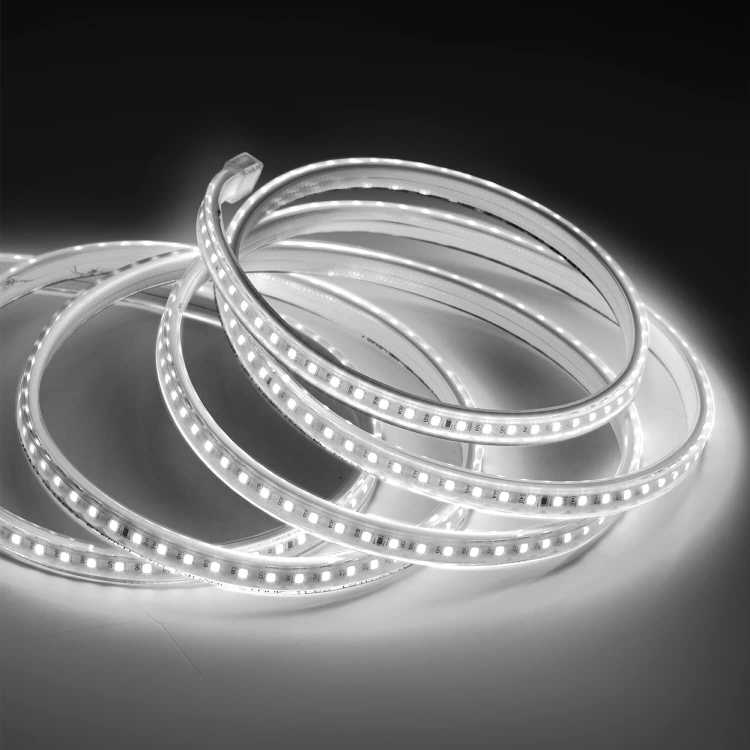 wipro Garnet 50 Meters Led Strip Light|120 Leds/Mtr|Cool White|Ip65-Waterproof|Flexible Rope Light for Outdoor & Indoor Decoration for Diwali, Christmas|Strip for Balcony, False Ceiling|Pack of 1