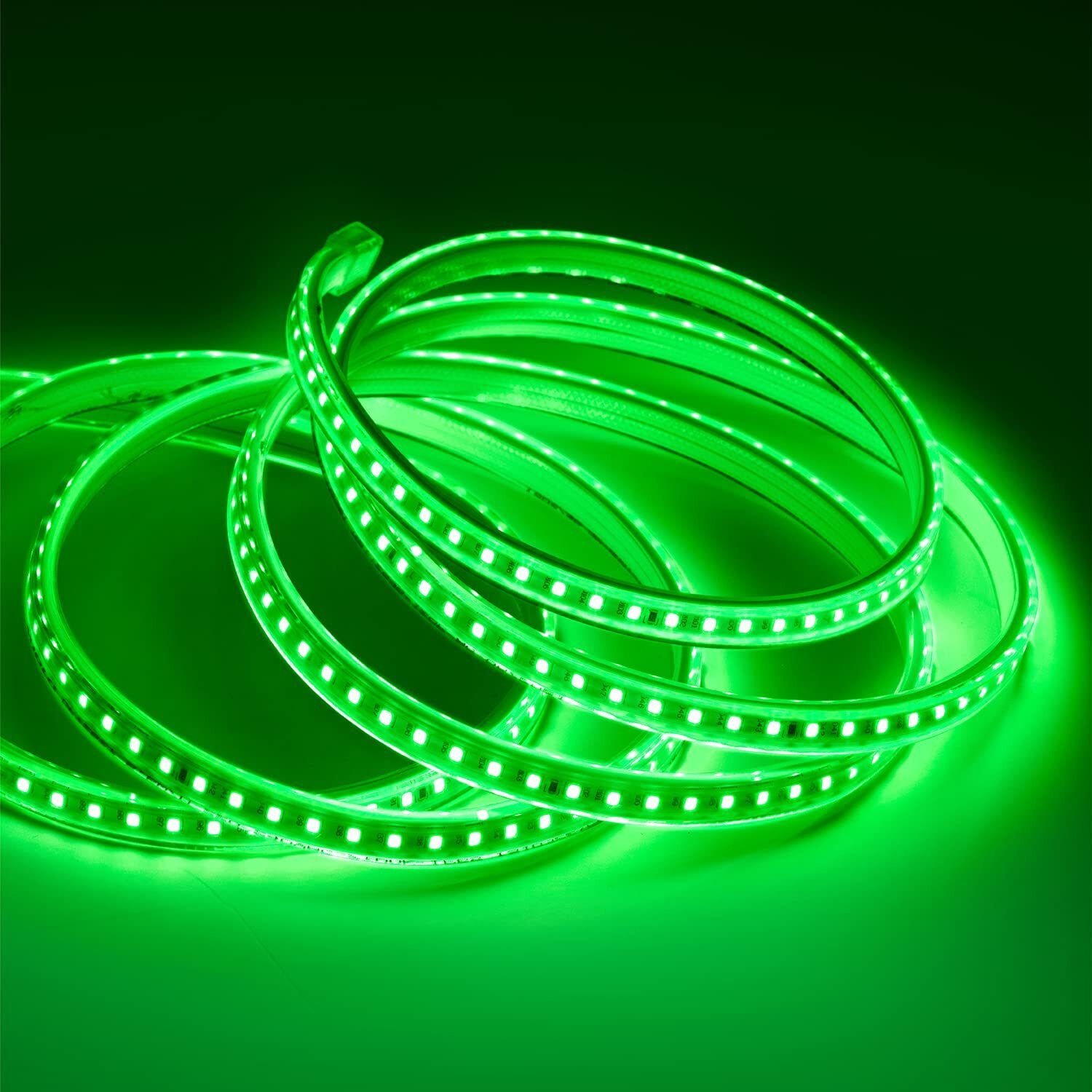wipro Garnet 50 mtr LED Strip Light| 120 LEDs/mtr | Green | IP65-Waterproof | Flexible Rope Light for Outdoor & Indoor Decoration for Diwali, Christmas|Strip for Balcony, False ceiling|Pack of 1