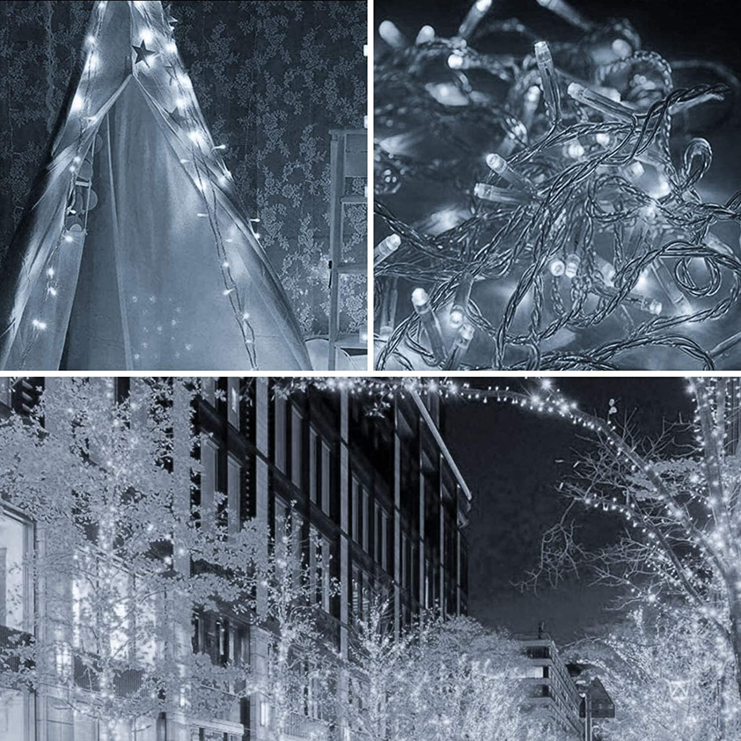Gesto 20 Meter Led String Light | Fairy Lights | Strip Leds | Copper Led-Pixel Strings Lighting for Home Decoration,Diwali,Christmas| Corded Electric | Waterproof (White)-Pack of 1