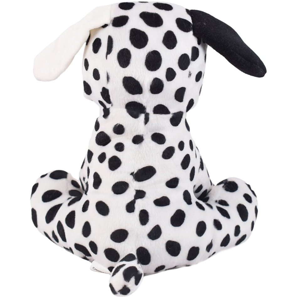 ERRECOM Ultra Plush Stuffed Soft Toy for Kids Dalmatian Dog Animal Toys Teddy Bear Birthday Diwali Gifts Girls Boys 9 inches (Free Rakhi)