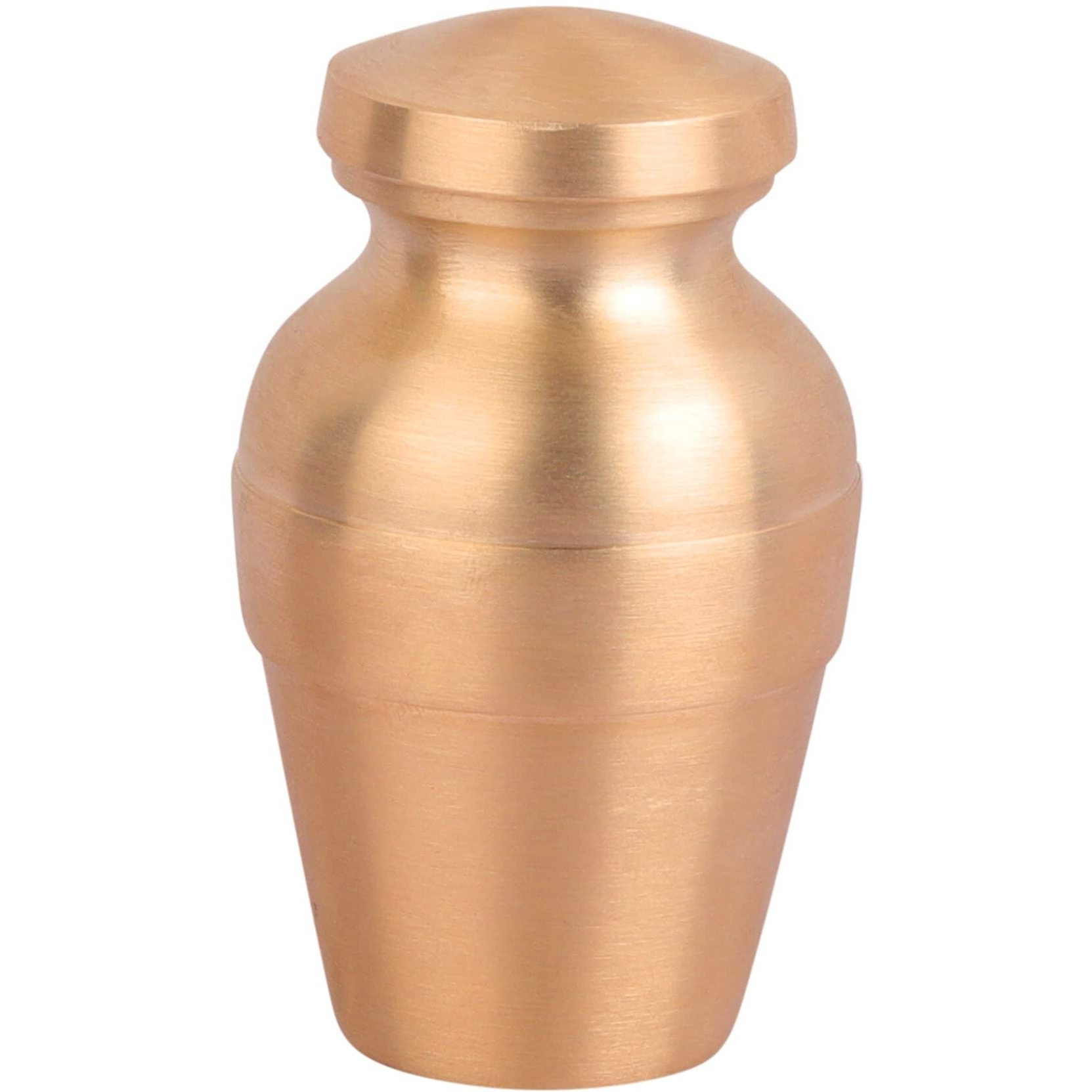 Karigar Creations Leak Proof Brass Gangajal Kalash for Pooja Temple Spirituals Diwali Gift 10 ml Capacity Size 3x1.5 inch