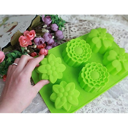 Perfect Pricee Soap, Candle, Resin Art and Crafting tool, Muffin, Cake, Soap Bombs, Model, Repillica Moulds Mold DYI kit, Hobby kits, Kids activity tool (Mix flower)