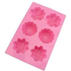 Perfect Pricee Soap, Candle, Resin Art and Crafting tool, Muffin, Cake, Soap Bombs, Model, Repillica Moulds Mold DYI kit, Hobby kits, Kids activity tool (Mix flower)