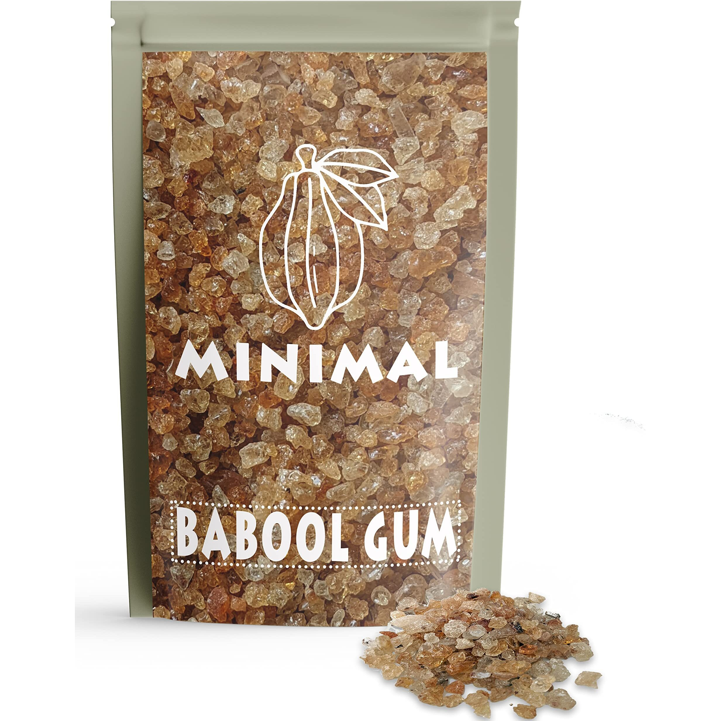 Minimal - Babool Gond For Ladoo - 200 Gm | Gond for Laddu Making & Sweets | Edible Gum | Kikar/Dink/Gum Arabic | 100% Authentic, Sourced from Forest,200g